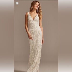 GORGEOUS! Got for beach wedding but then we changed venues… never worn!